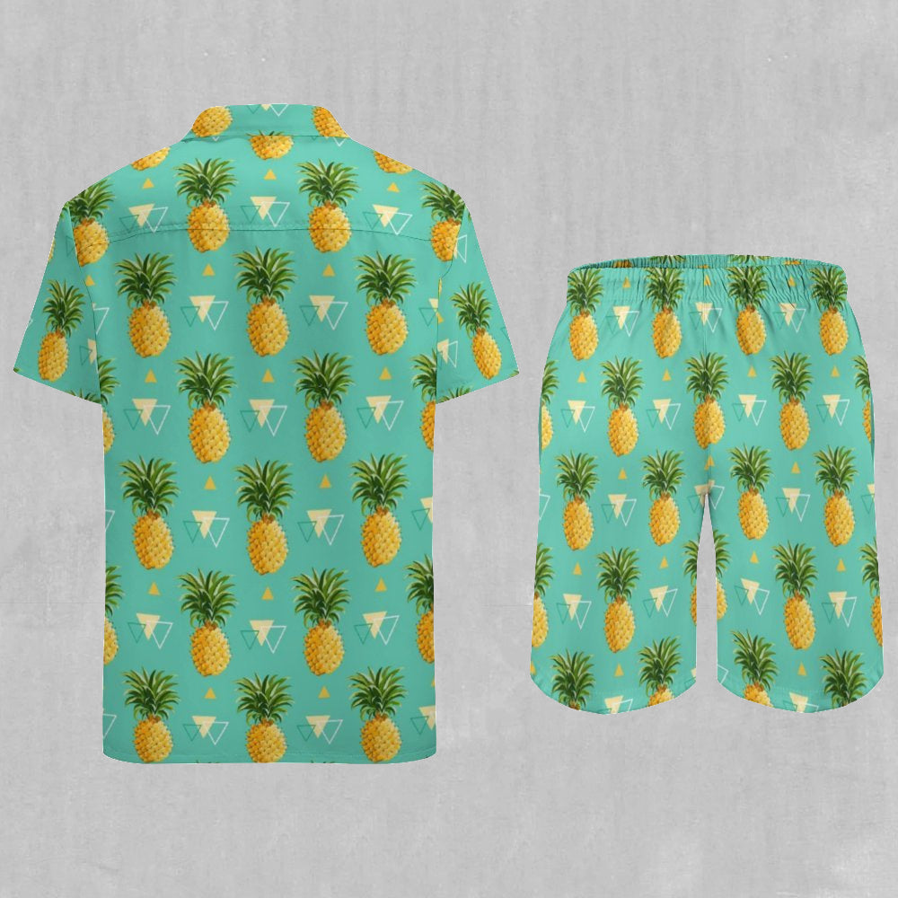 Pineapples Men's Beach Set