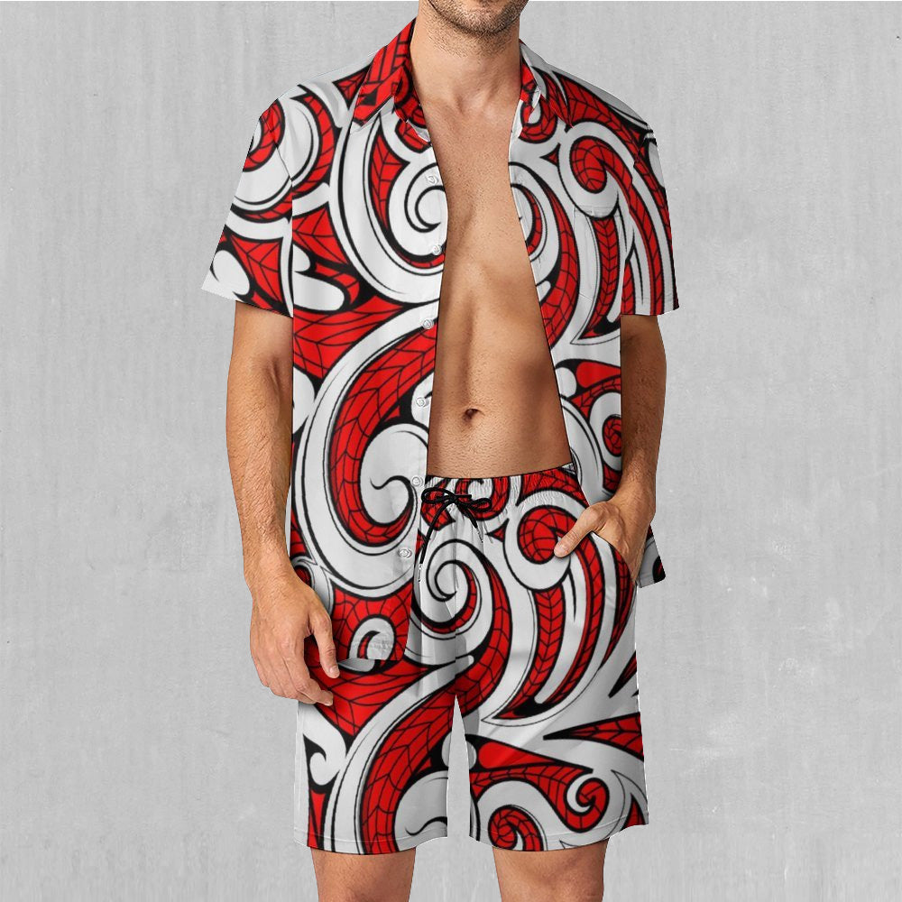 Polynesian Warrior Men's Beach Set