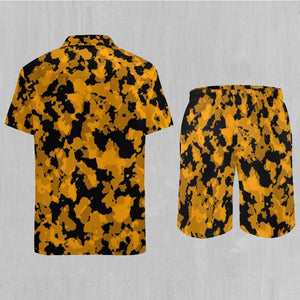 Stinger Yellow Camo Men's Beach Set