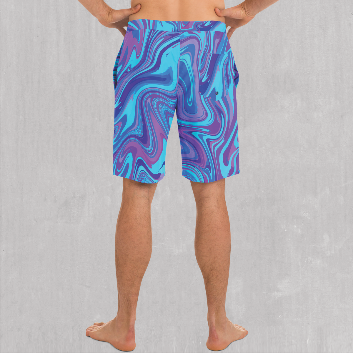Vapor Drip Board Shorts - Festival Clothing, Rave Outfits, EDM Gear
