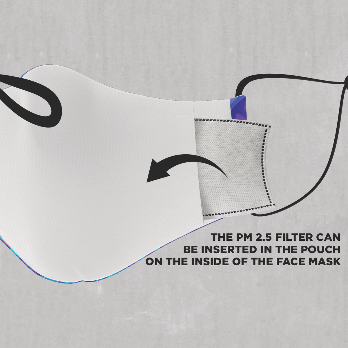 Vapor Drip Face Mask - Festival Clothing, Rave Outfits, EDM Gear