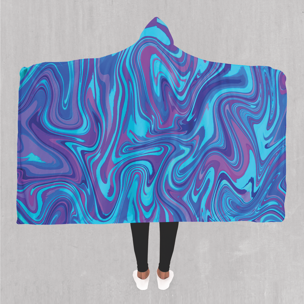 Vapor Drip Hooded Blanket - Festival Clothing, Rave Outfits, EDM Gear