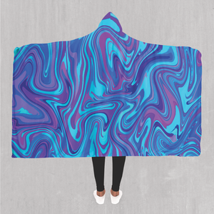 Vapor Drip Hooded Blanket - Festival Clothing, Rave Outfits, EDM Gear