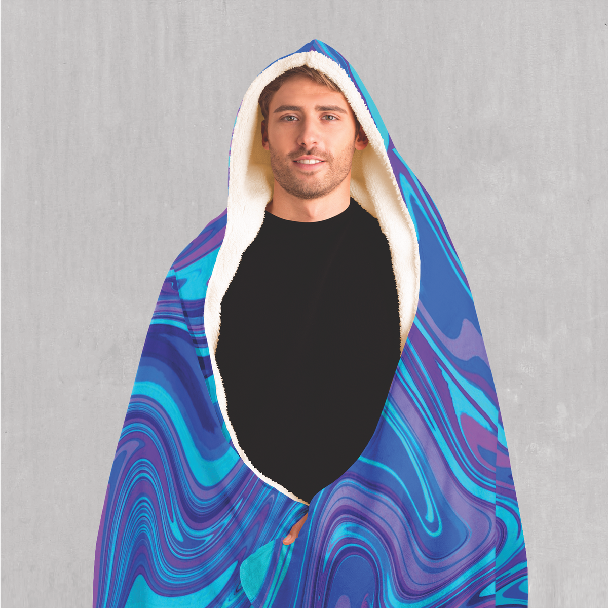 Vapor Drip Hooded Blanket - Festival Clothing, Rave Outfits, EDM Gear