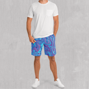 Vapor Drip Shorts - Festival Clothing, Rave Outfits, EDM Gear