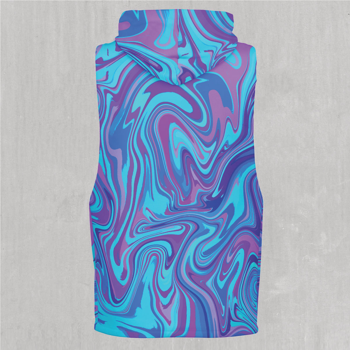 Vapor Drip Sleeveless Hoodie - Festival Clothing, Rave Outfits, EDM Gear