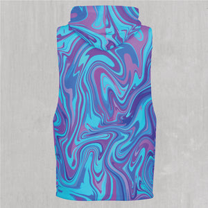 Vapor Drip Sleeveless Hoodie - Festival Clothing, Rave Outfits, EDM Gear
