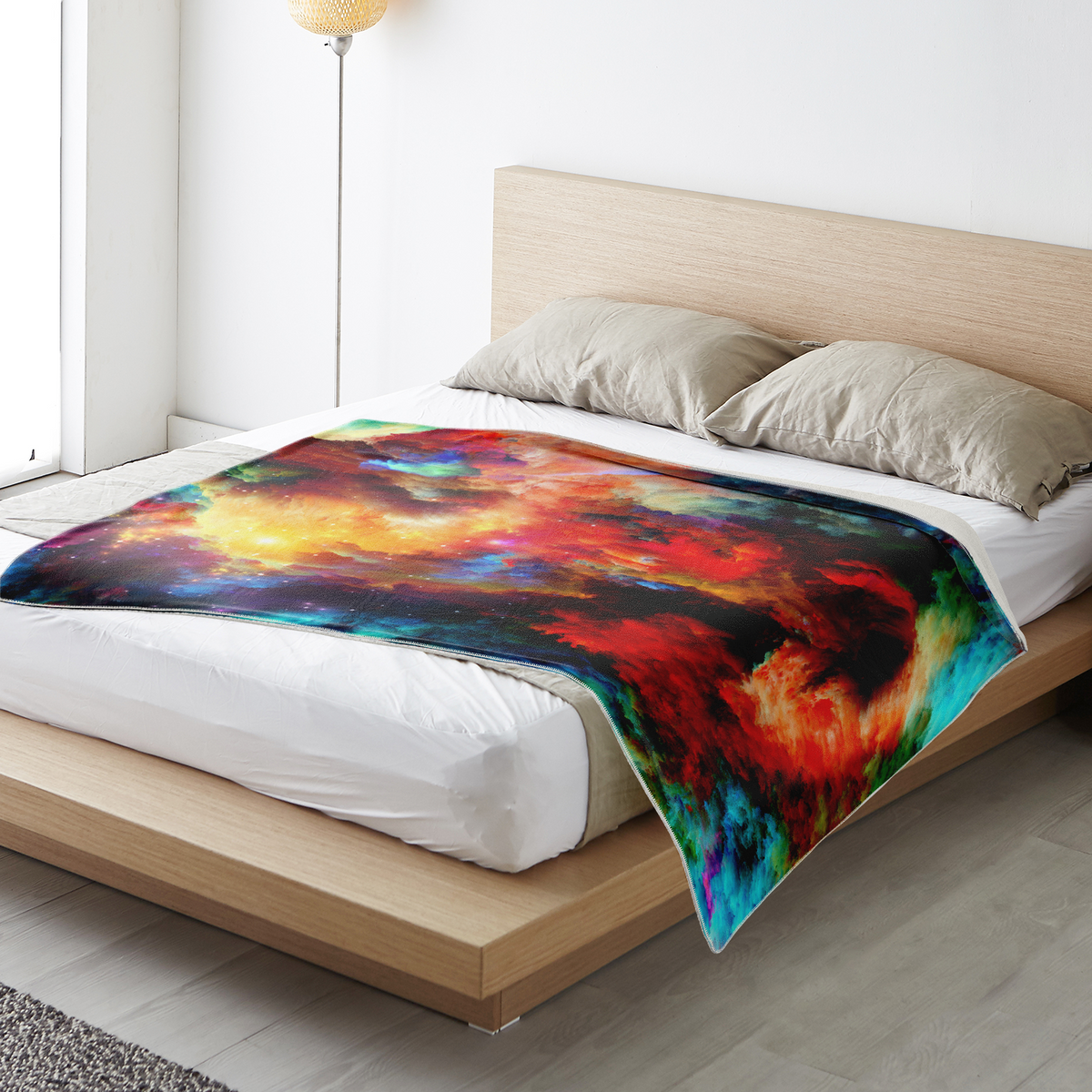 Rainbow Galaxy Blanket