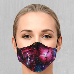 Galaxies Collide Face Mask