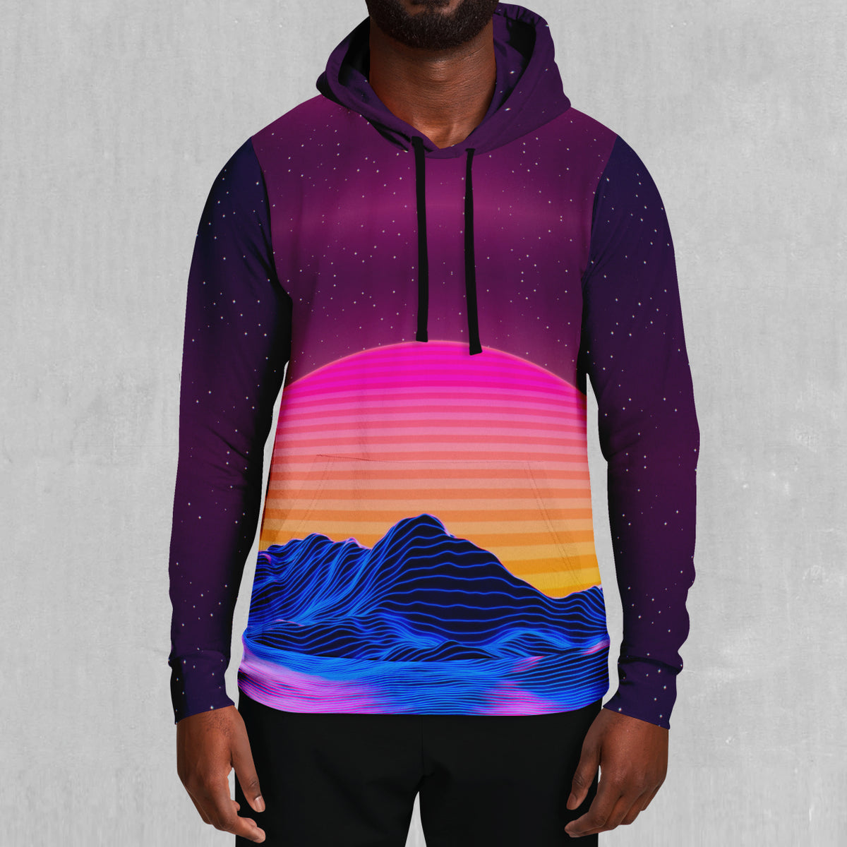 Radial Glow Hoodie