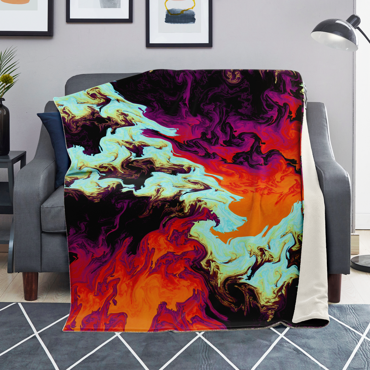 Lava Bath Blanket