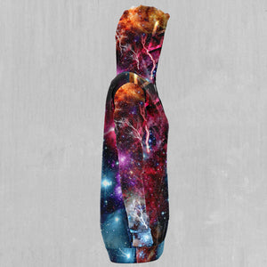 Galaxies Collide Hoodie Dress