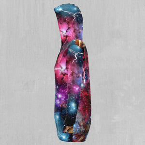Galaxies Collide Hoodie Dress