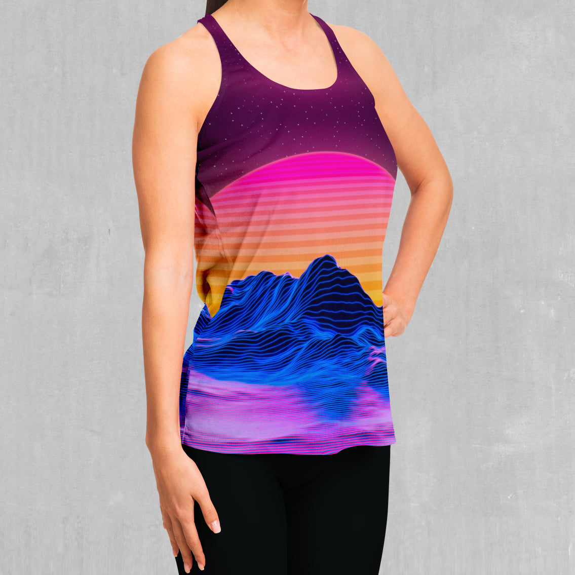 Radial Glow Women's Tank Top