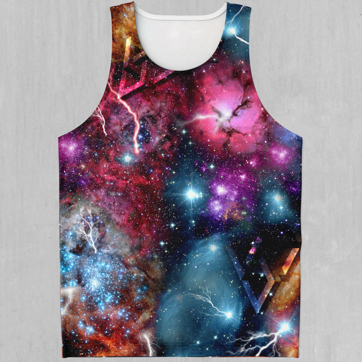Galaxies Collide Men's Tank Top