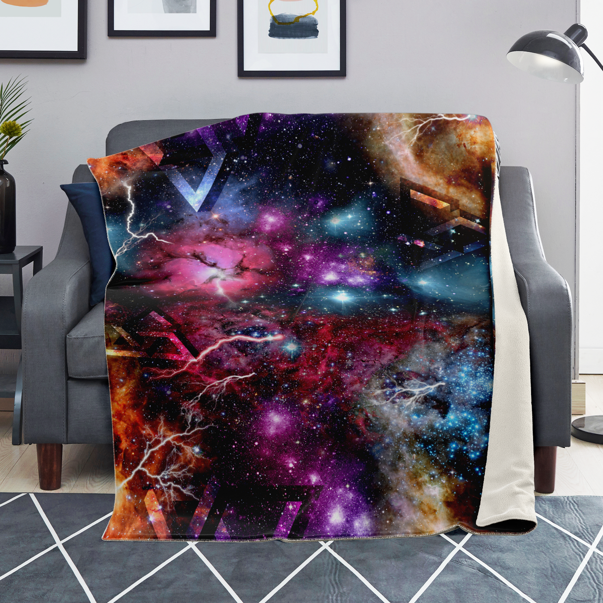 Galaxies Collide Blanket