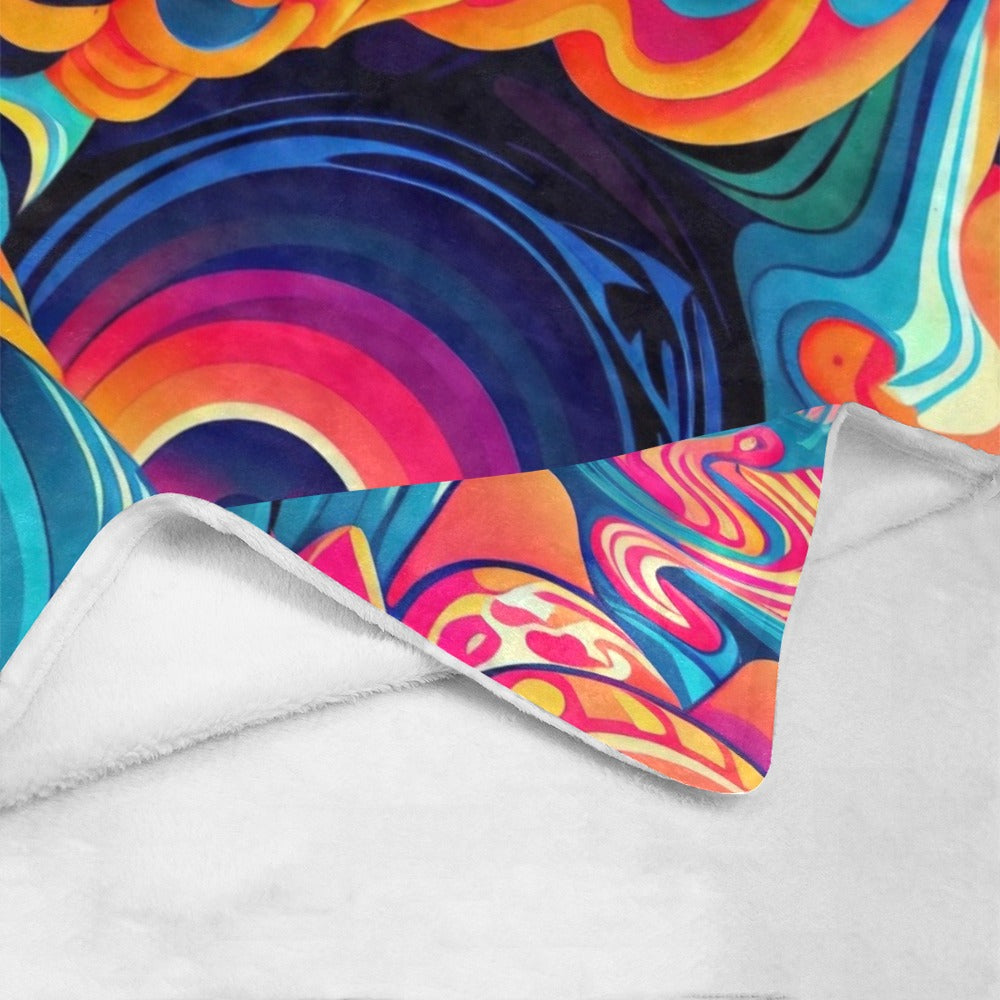Psychedelic Vortex Blanket