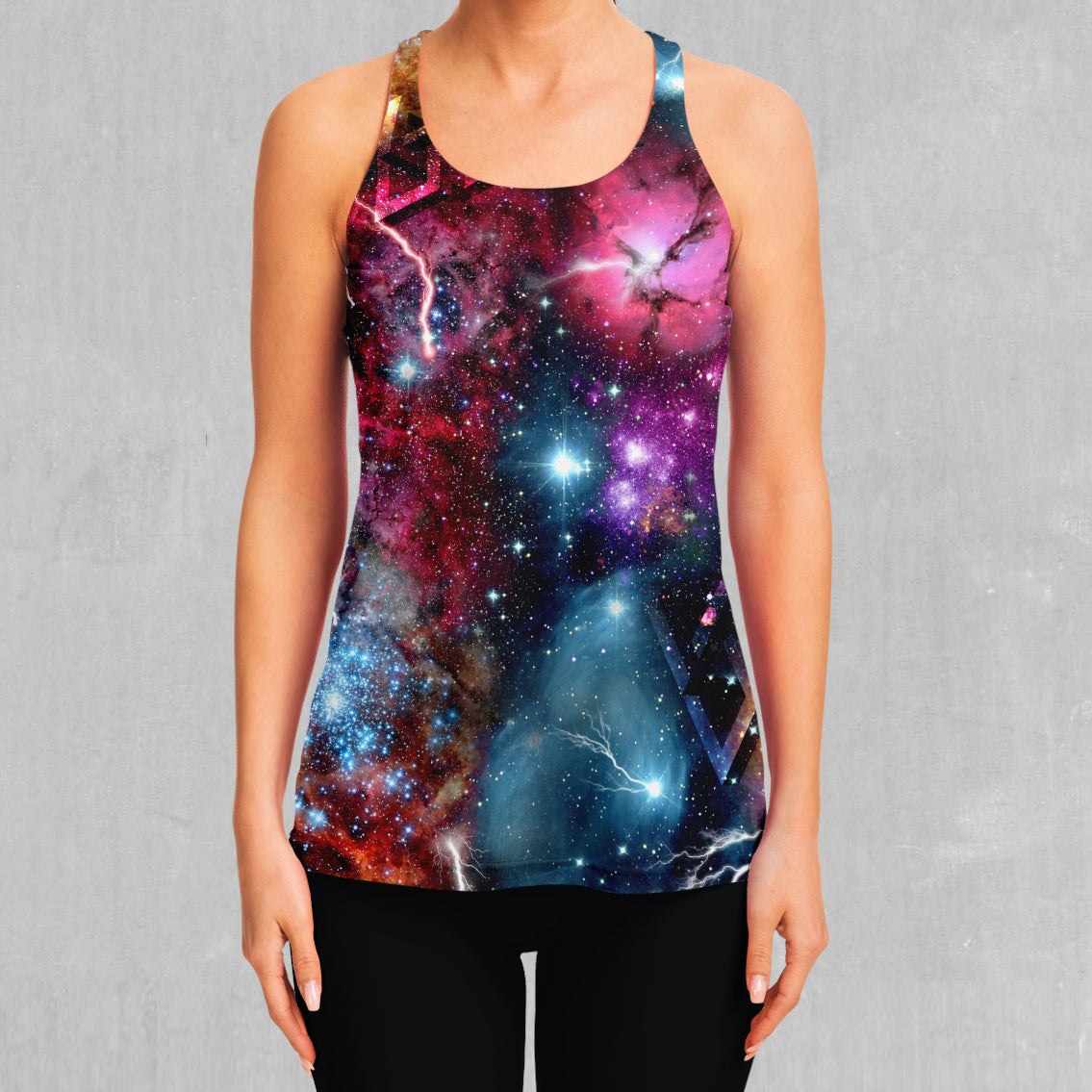 Galaxies Collide Women's Tank Top