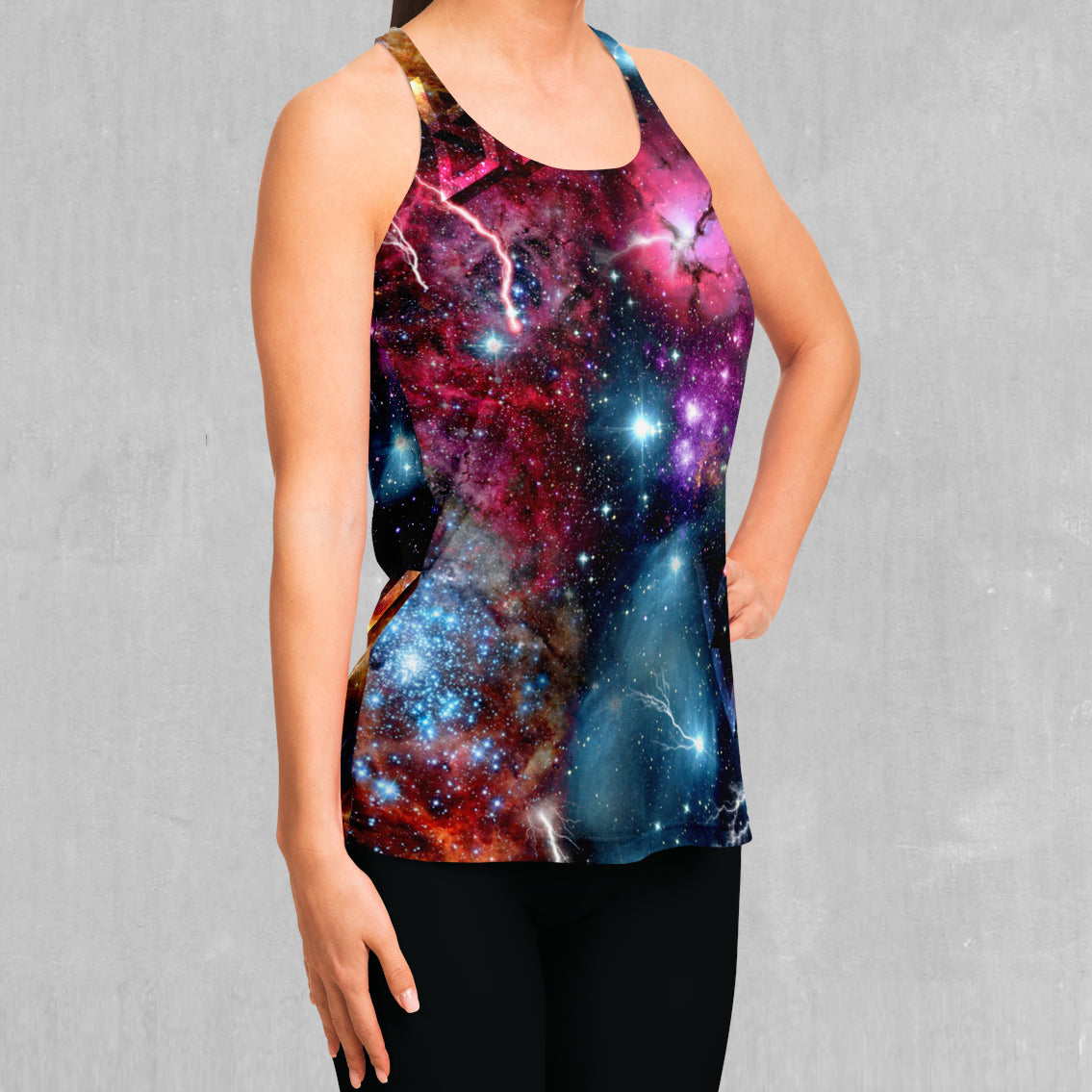 Galaxies Collide Women's Tank Top
