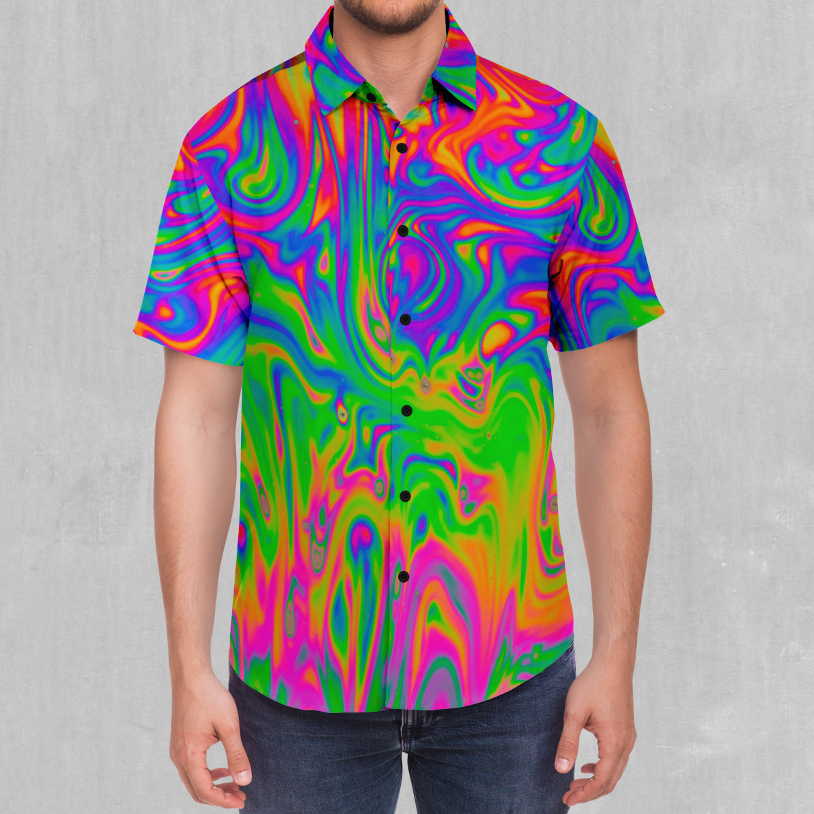Acid Pool Button Down Shirt