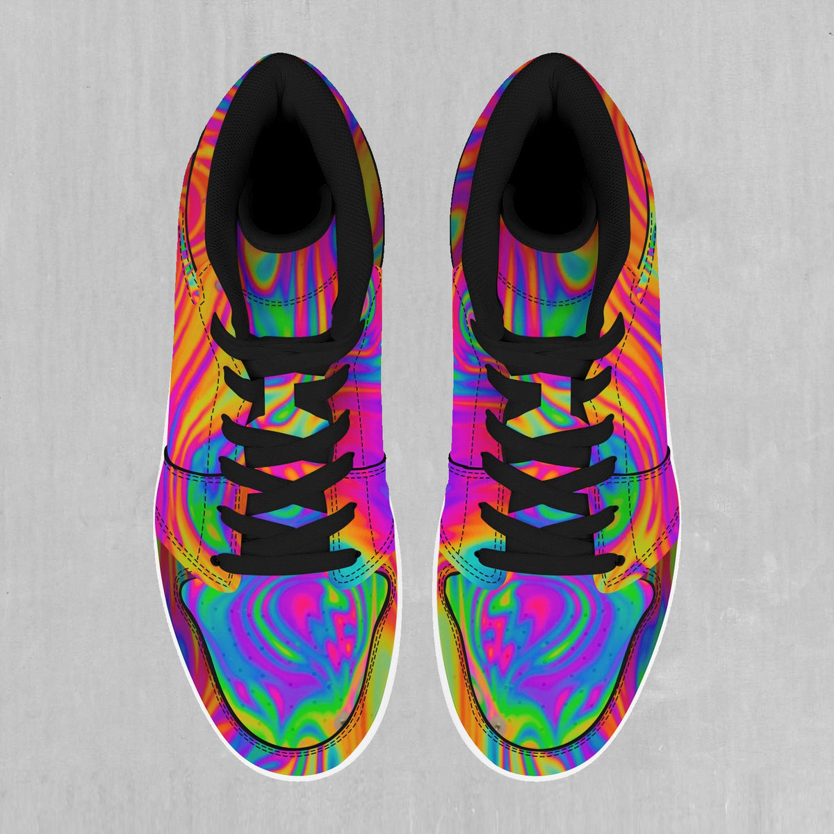 Acid Pool High Top Sneakers