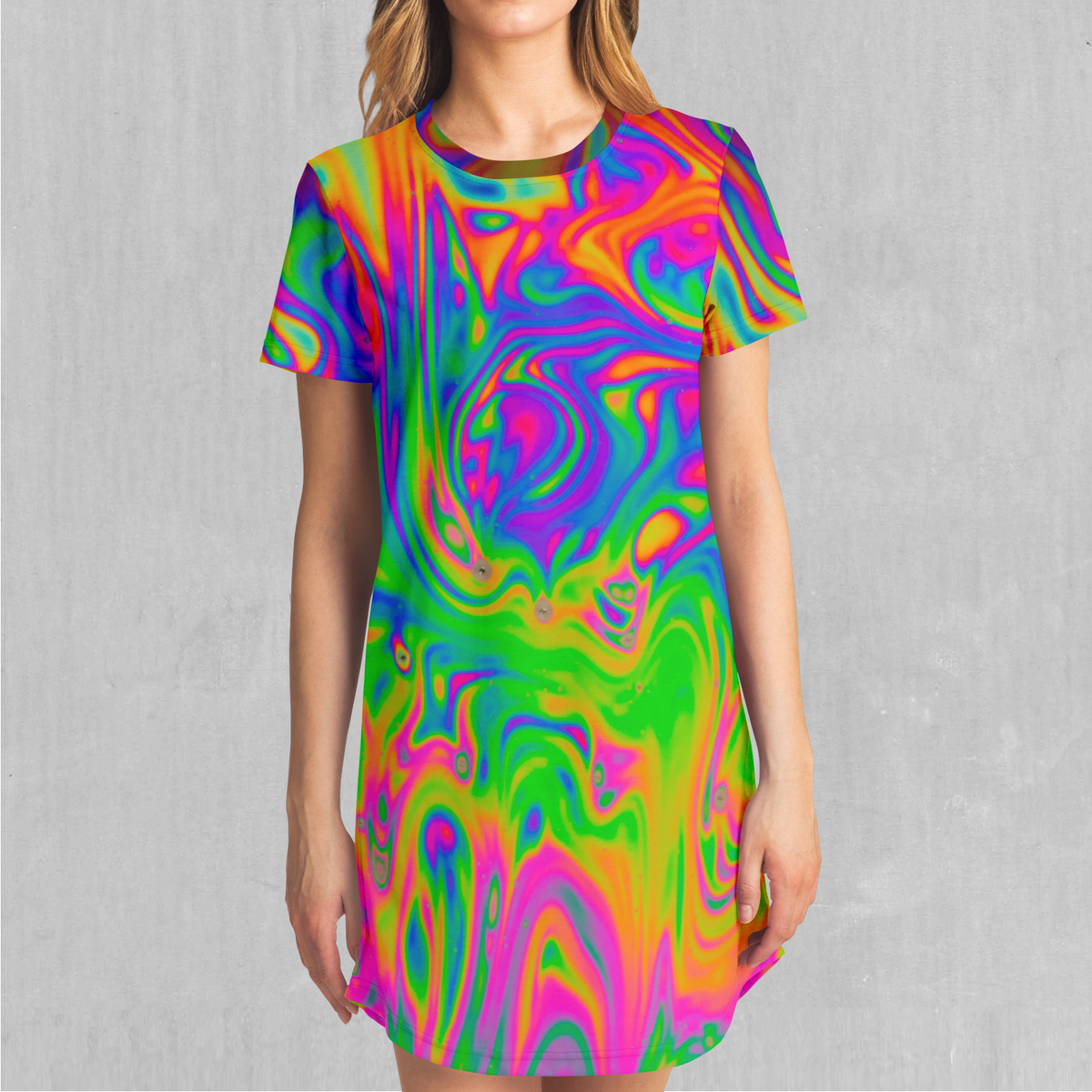 Acid Pool T-Shirt Dress