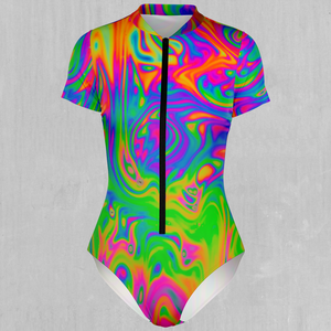 Acid Pool Short Sleeve Bodysuit