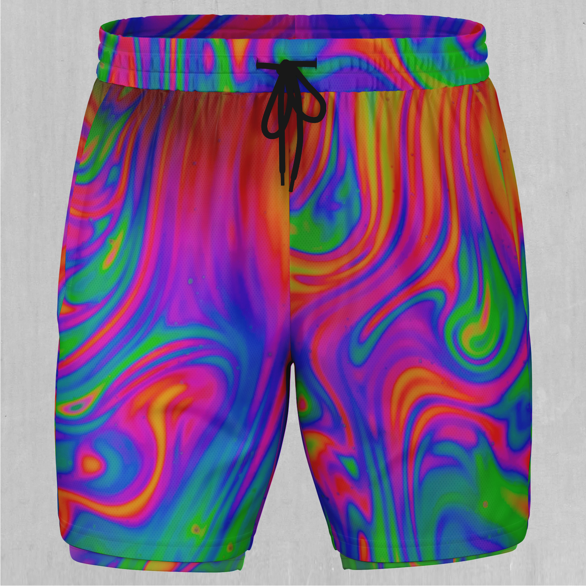 Acid Pool Men's 2 in 1 Shorts