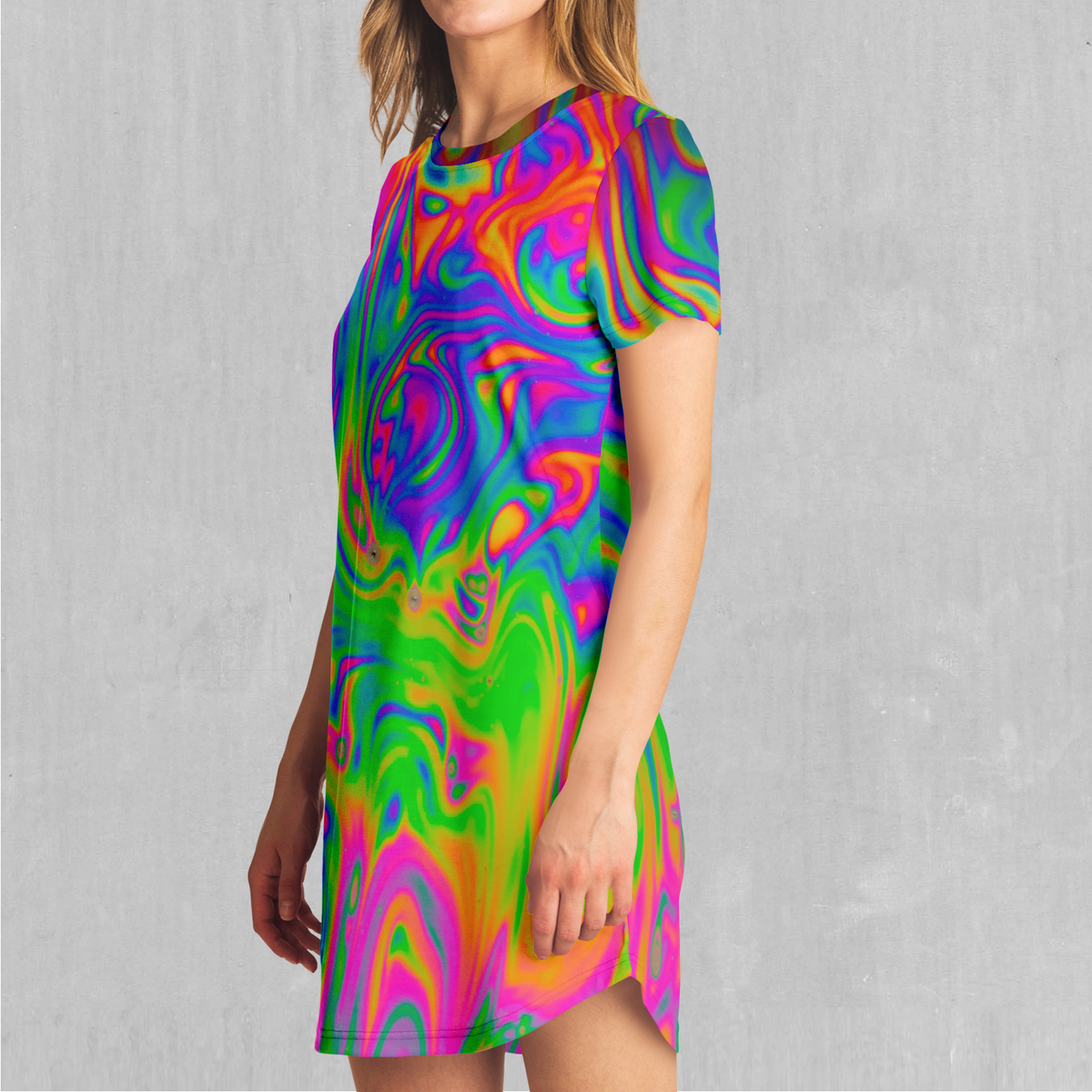 Acid Pool T-Shirt Dress