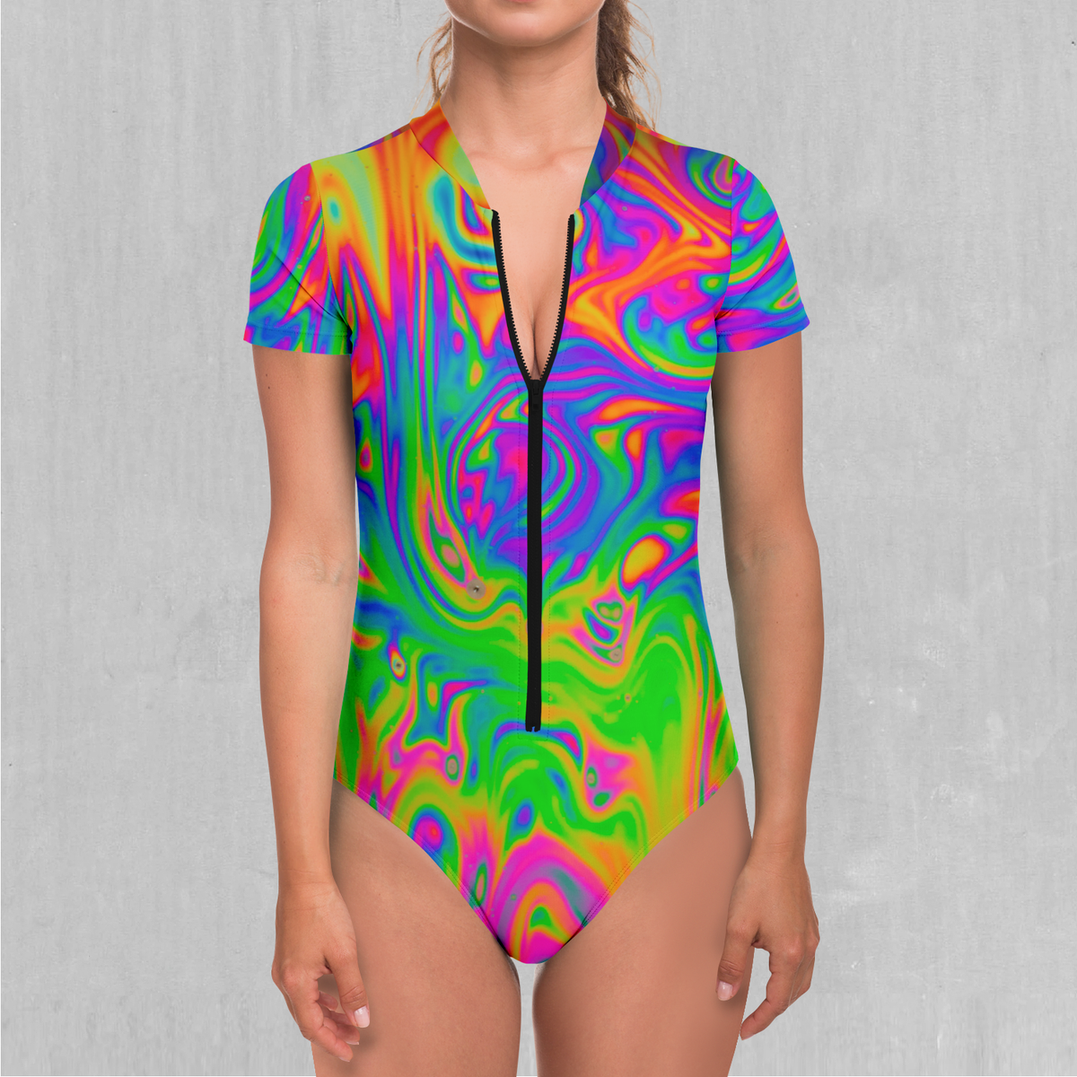 Acid Pool Short Sleeve Bodysuit