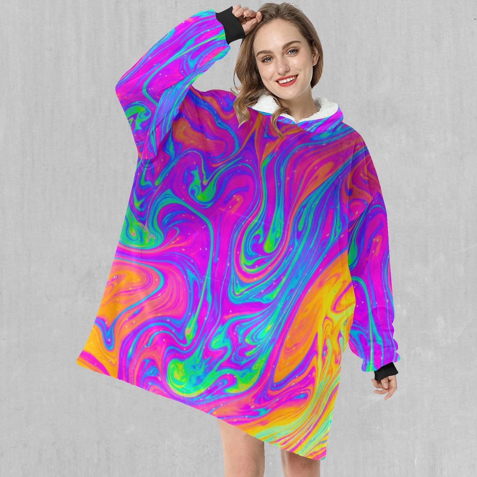 Acidic Drip Blanket Hoodie