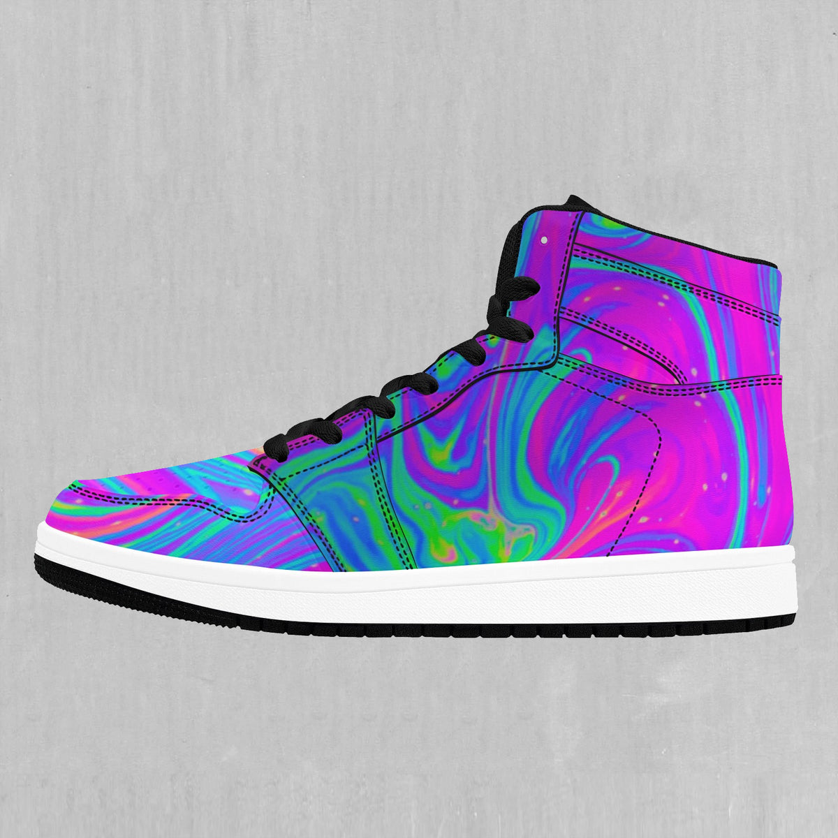 Acidic Drip High Top Sneakers