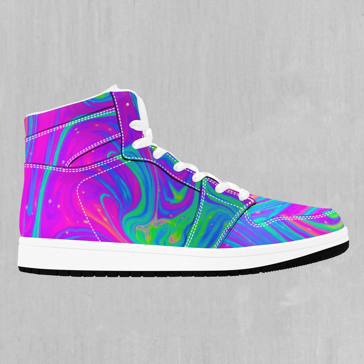 Acidic Drip High Top Sneakers