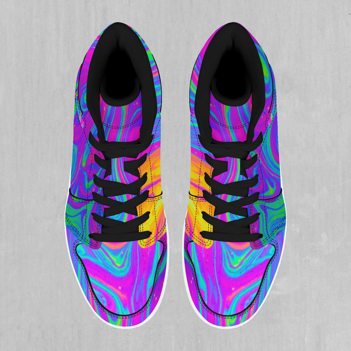 Acidic Drip High Top Sneakers