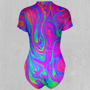 Acidic Drip Short Sleeve Bodysuit
