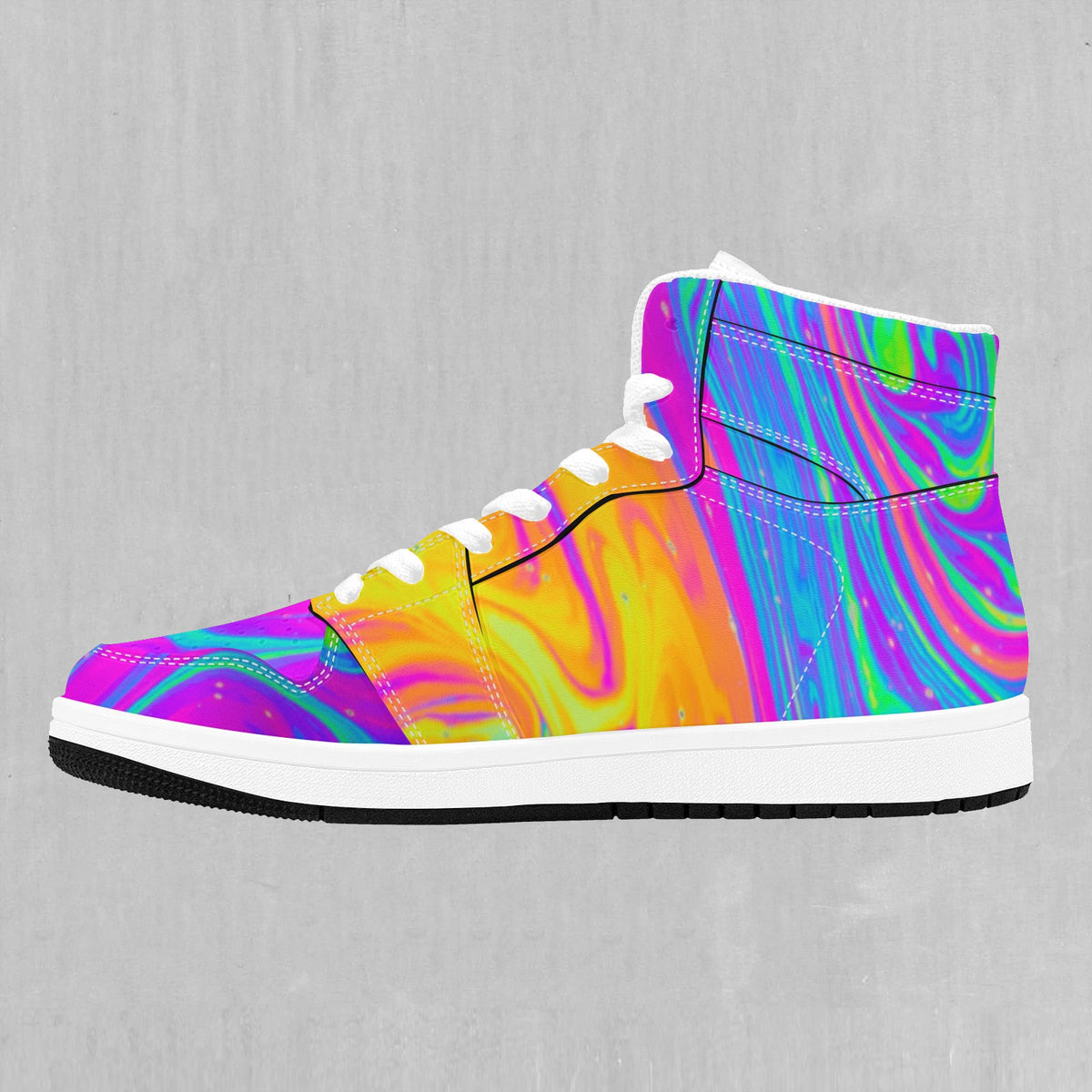 Acidic Drip High Top Sneakers