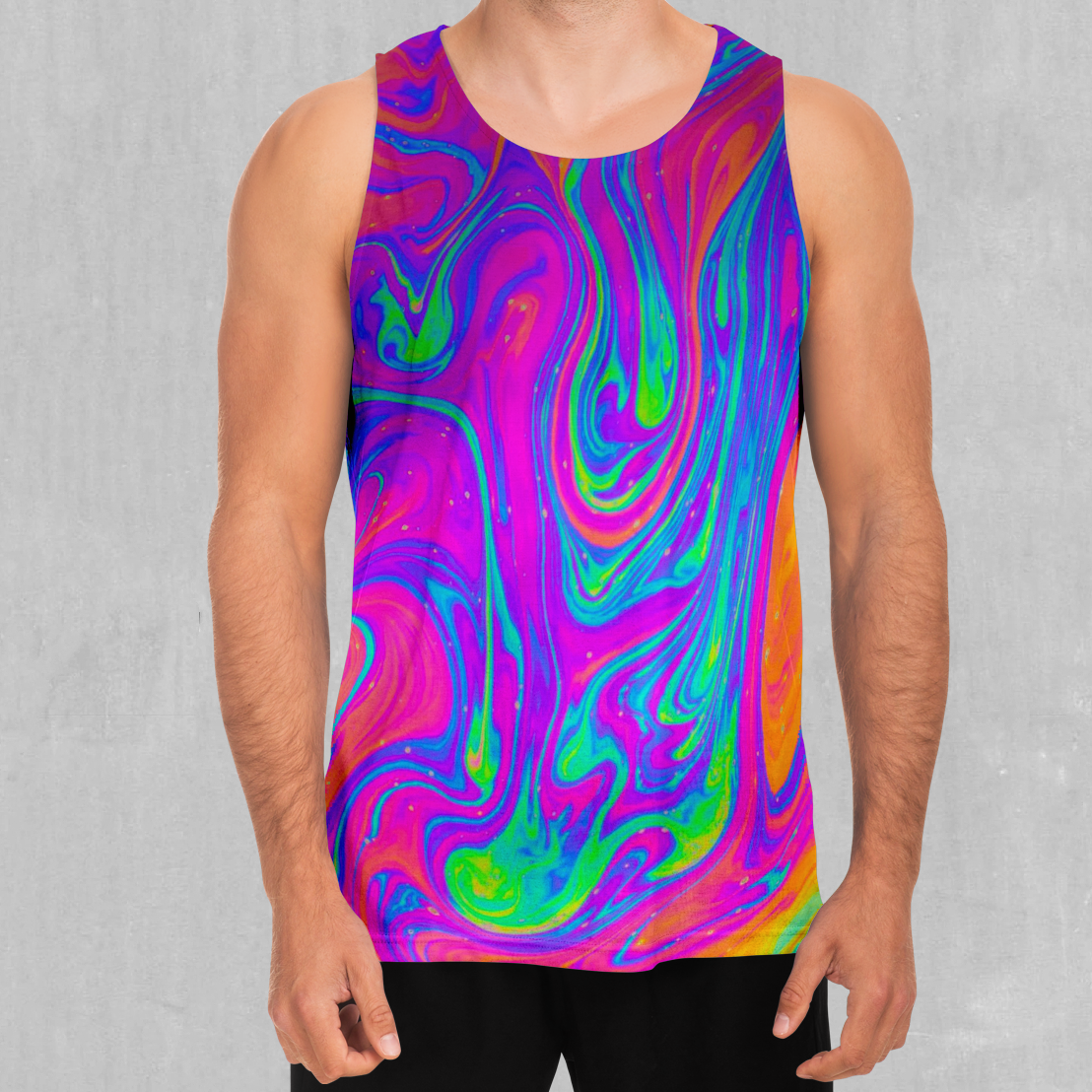 Acidic Drip Men's Tank Top - Azimuth Clothing