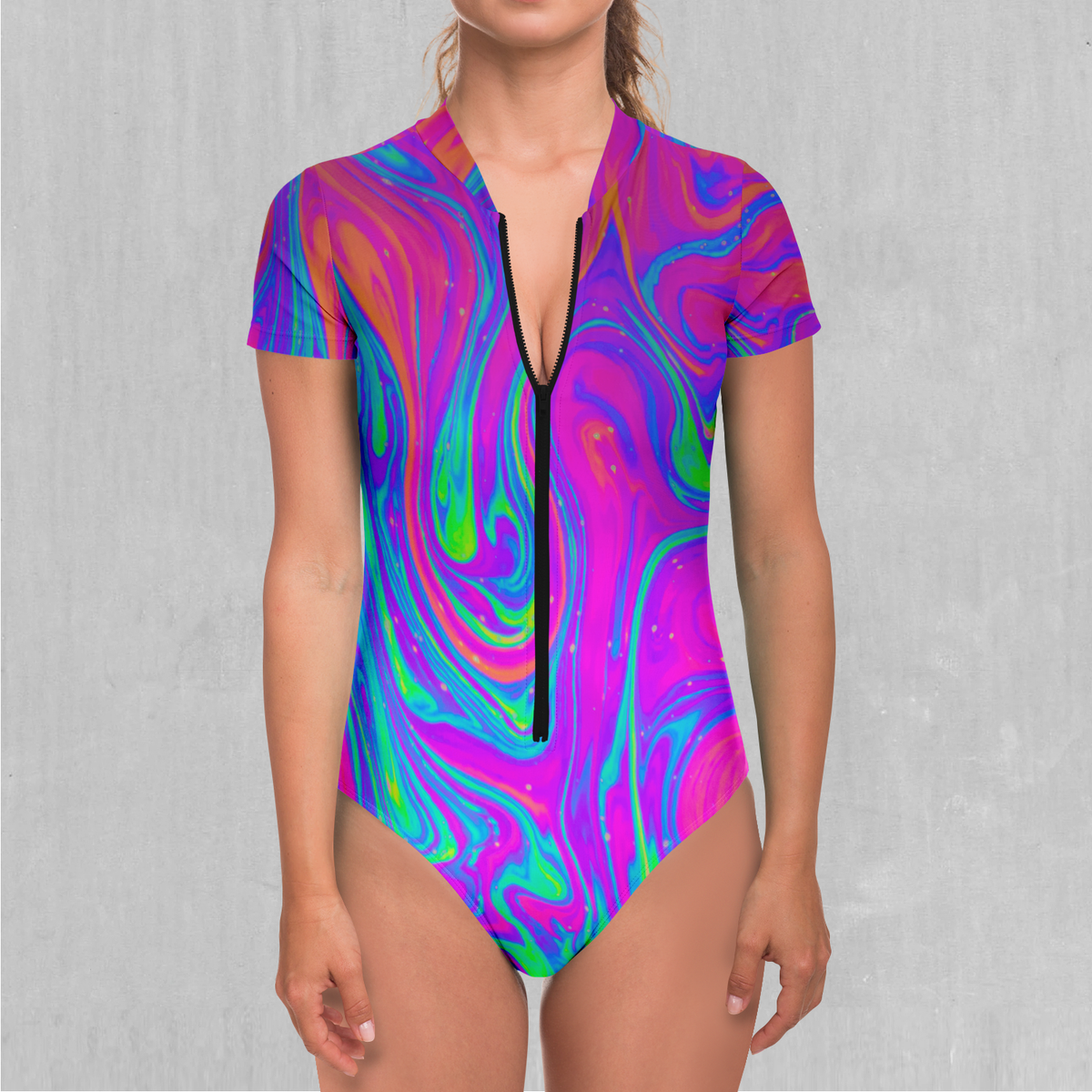 Acidic Drip Short Sleeve Bodysuit