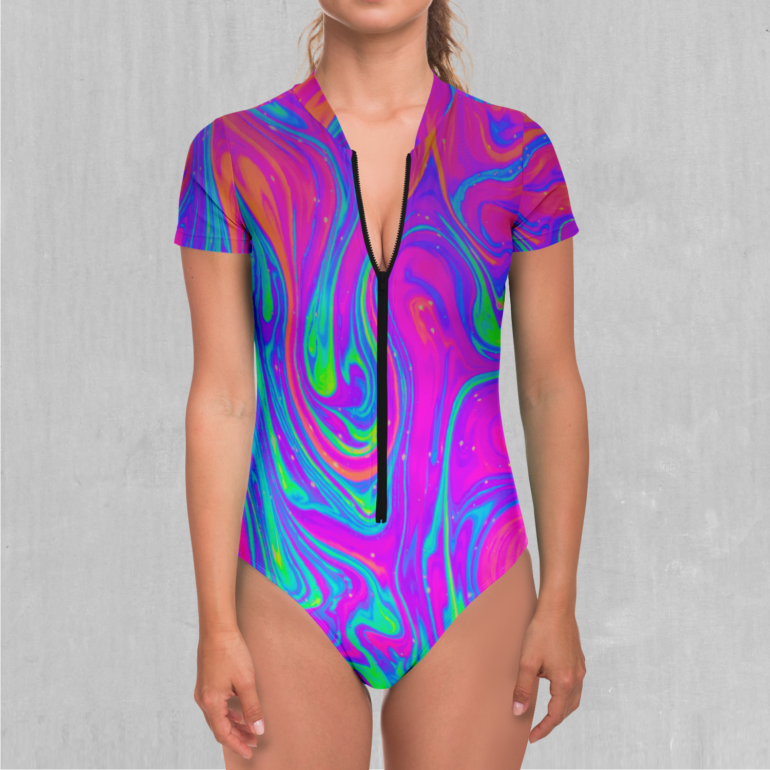 Acidic Drip Short Sleeve Bodysuit