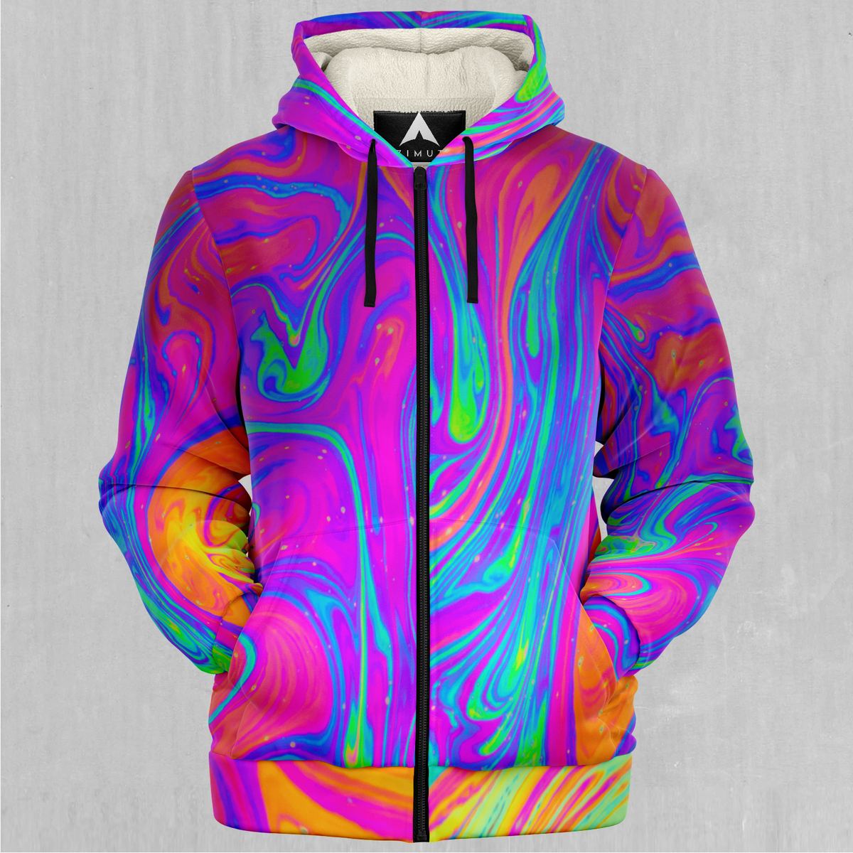 Acidic Drip Sherpa Hoodie