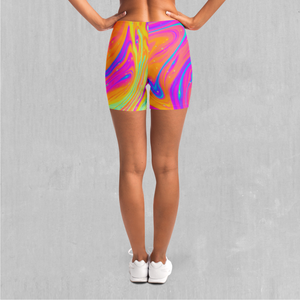 Acidic Drip Yoga Shorts