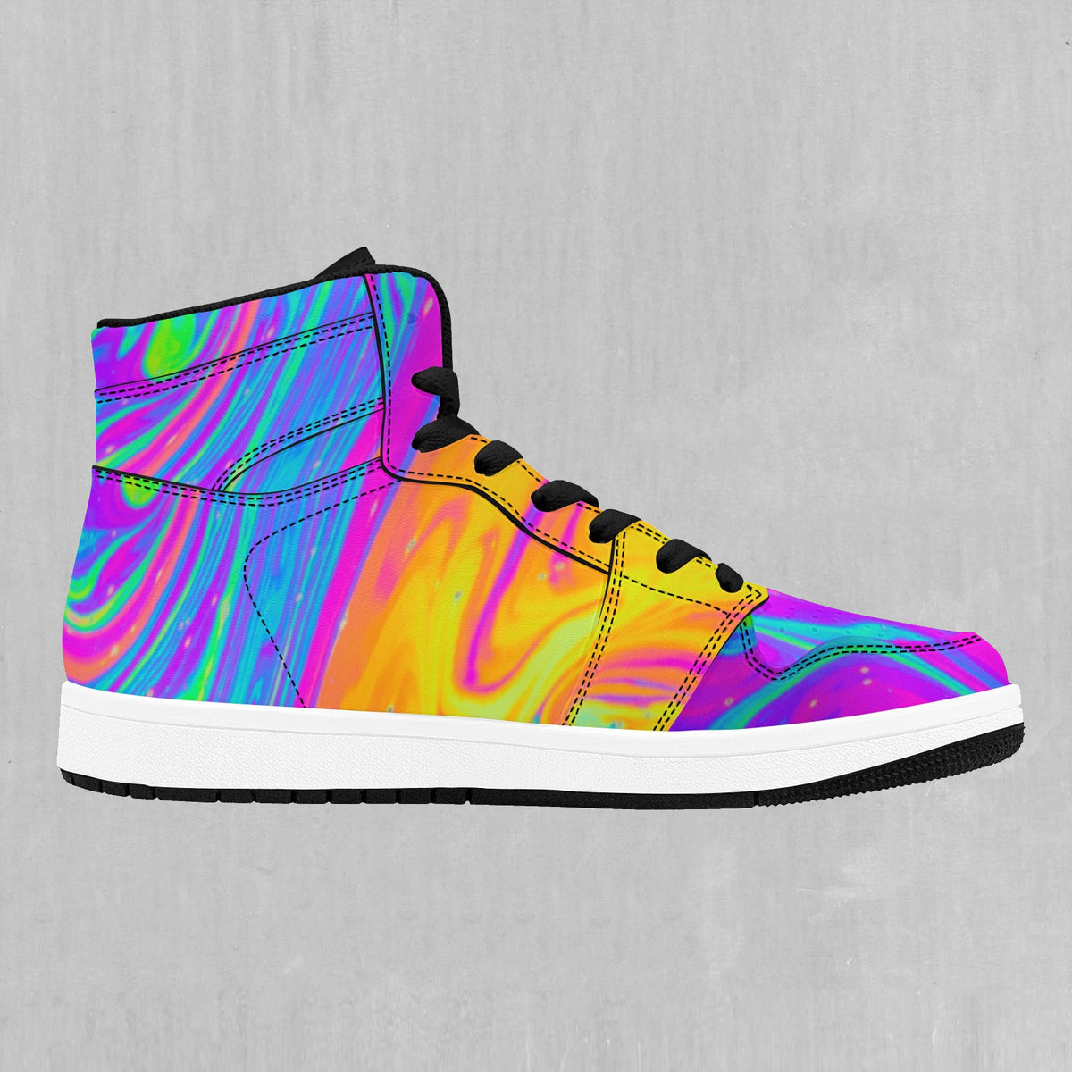 Acidic Drip High Top Sneakers