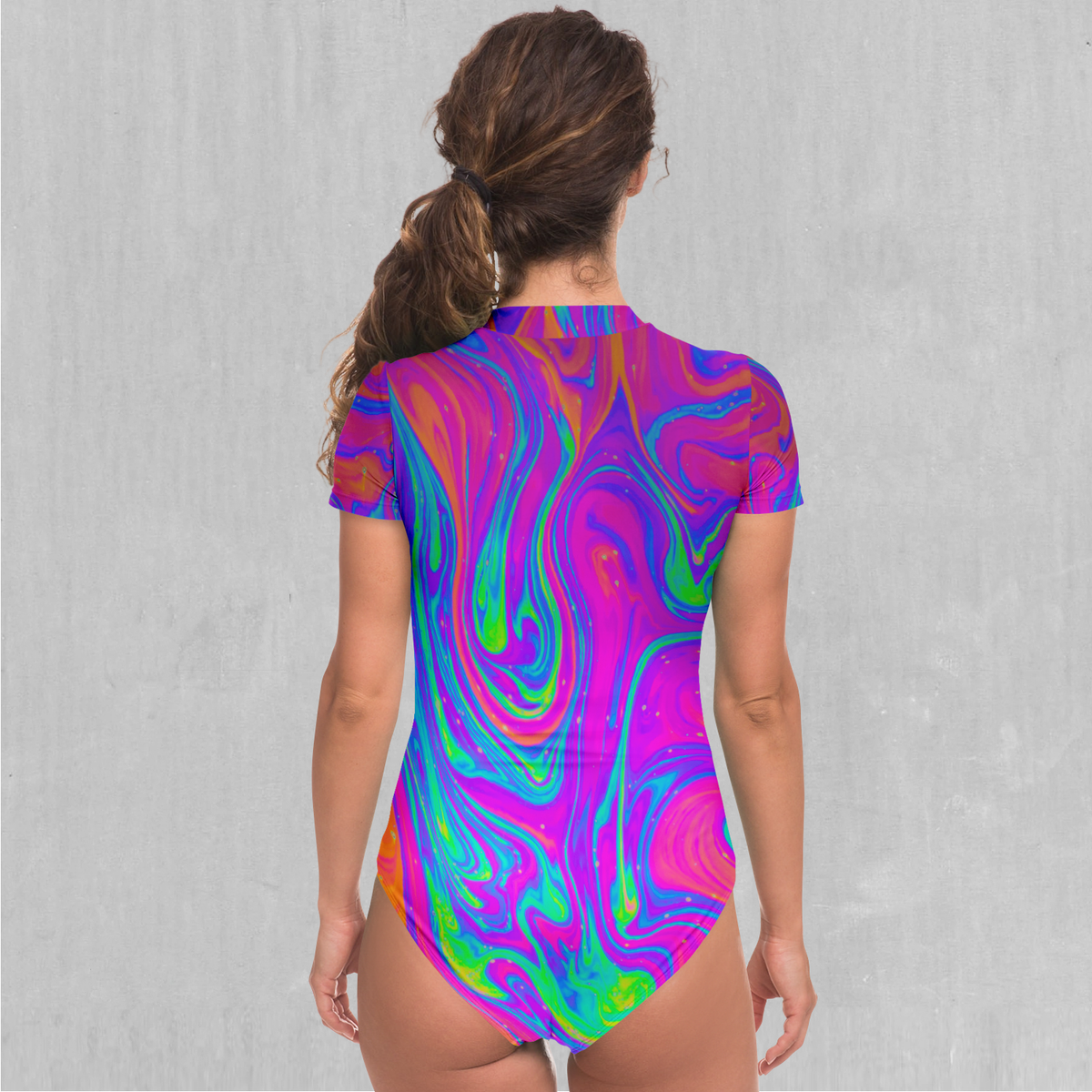Acidic Drip Short Sleeve Bodysuit