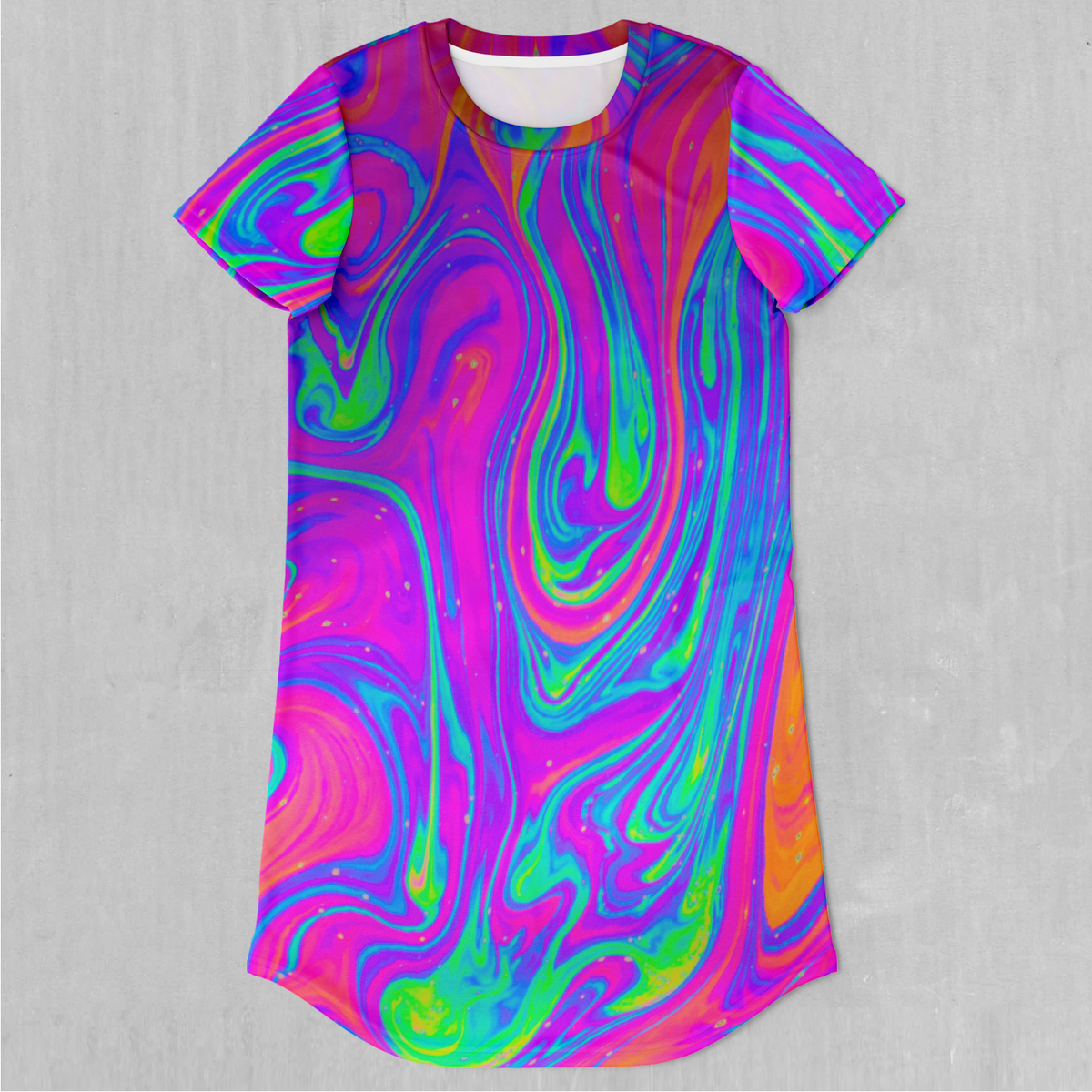 Acidic Drip T-Shirt Dress