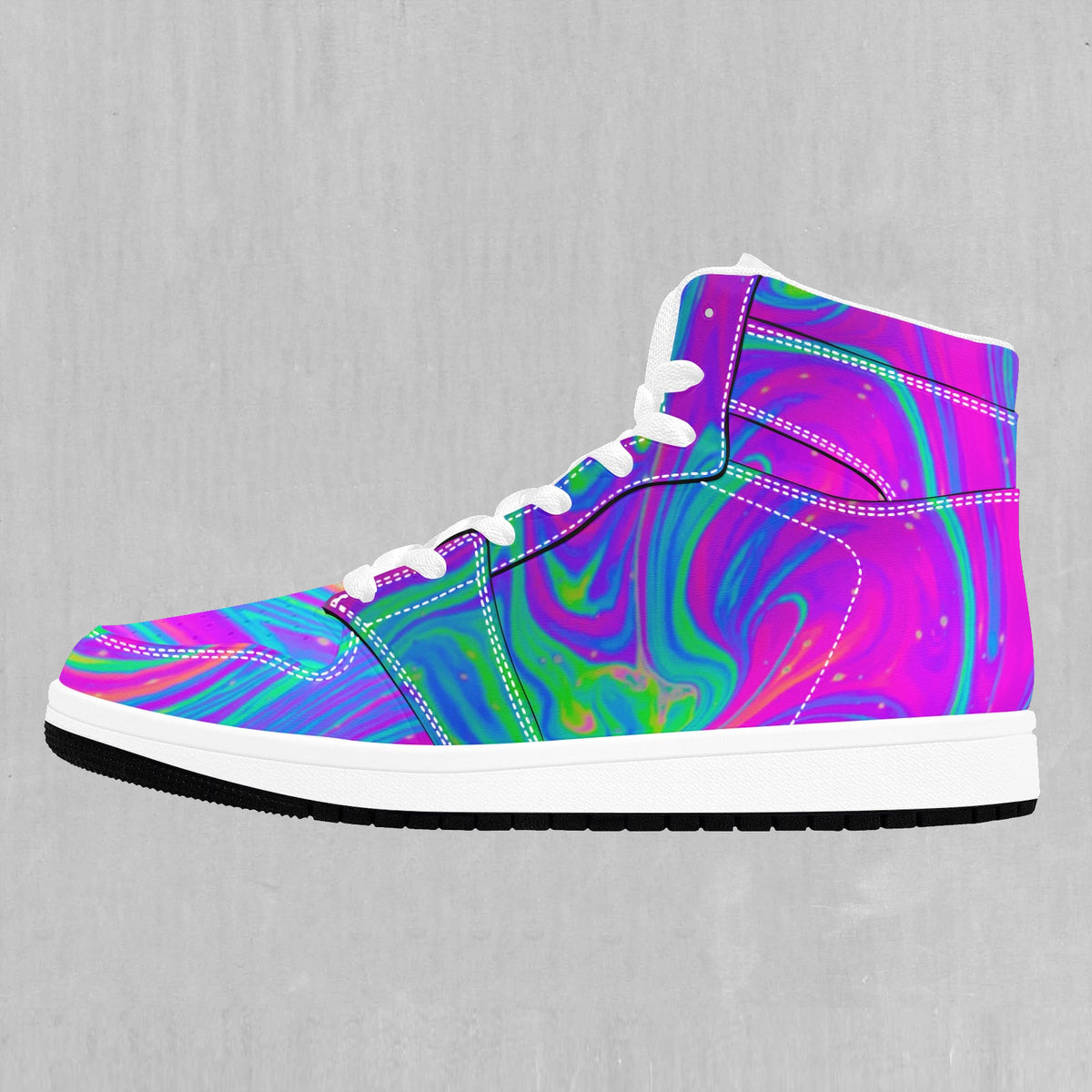 Acidic Drip High Top Sneakers