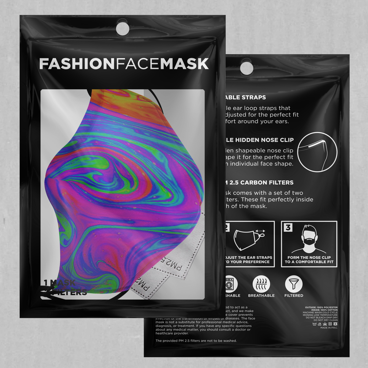 Acidic Drip Face Mask - Azimuth Clothing