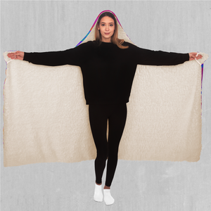 Acidic Drip Hooded Blanket