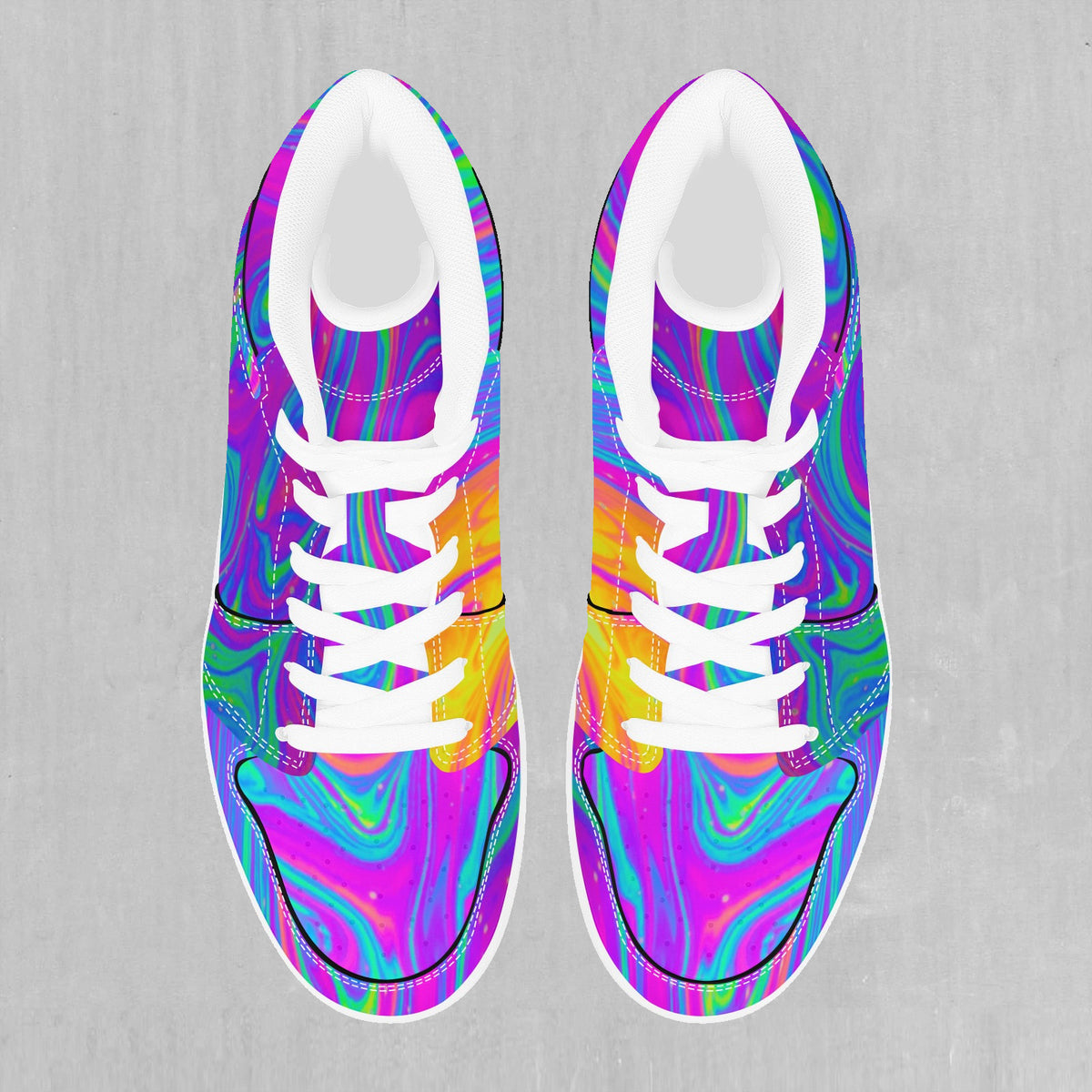 Acidic Drip High Top Sneakers