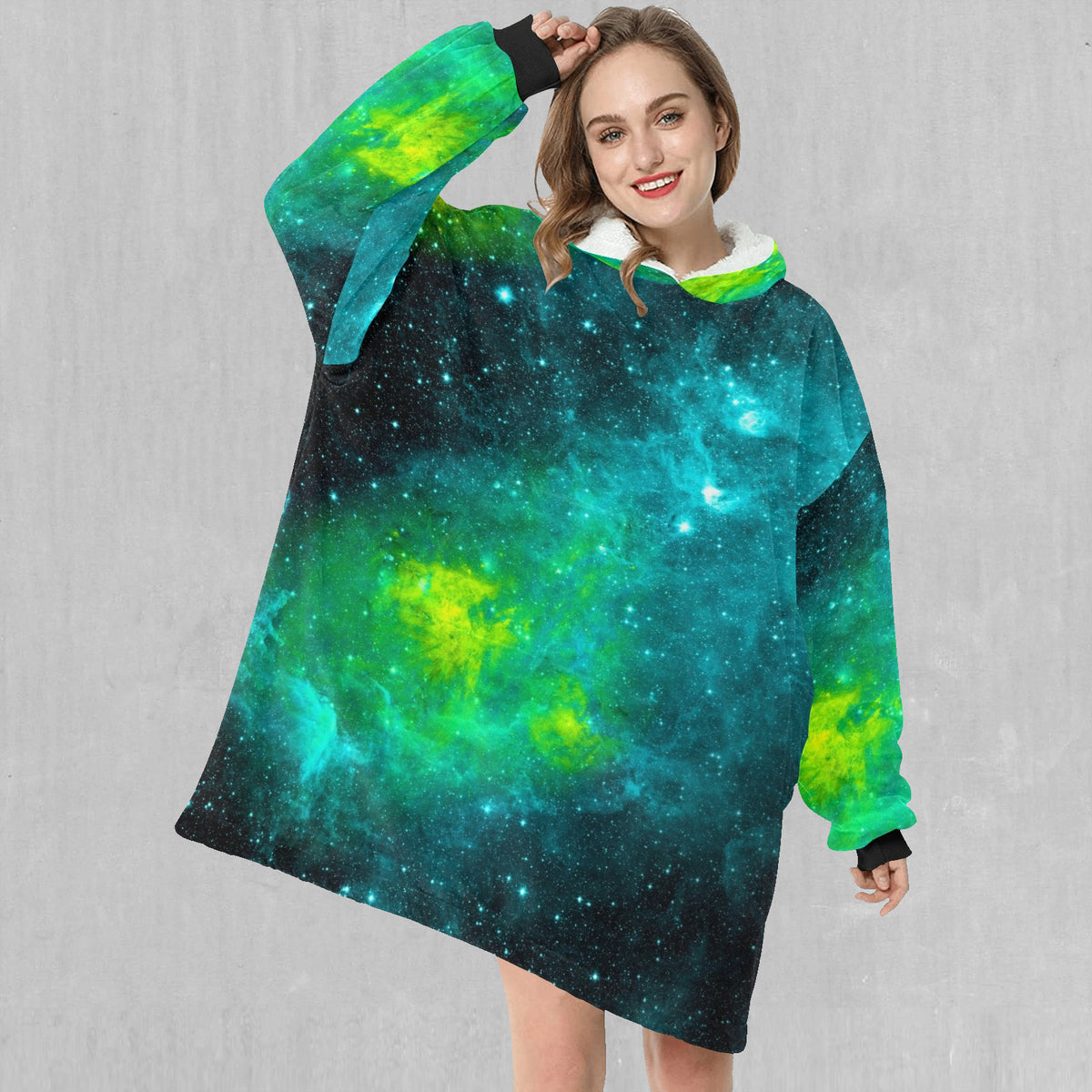 Acidic Realm Blanket Hoodie