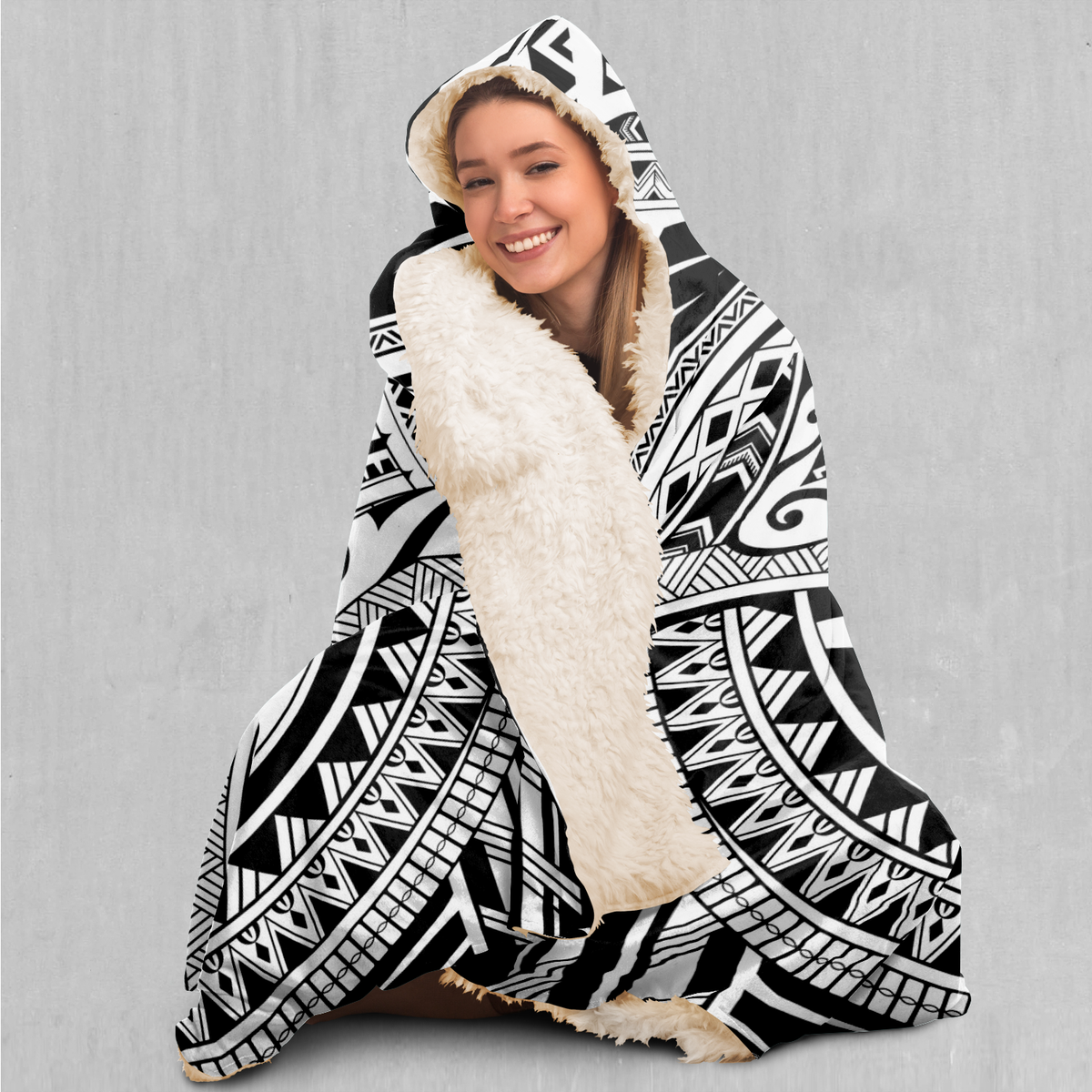 Ancient Tribe Hooded Blanket - Azimuth Clothing
